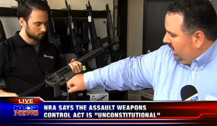 NRA says new guns laws are unconstitutional