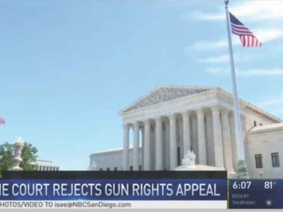 Supreme Court Refuses Gun Law Appeal
