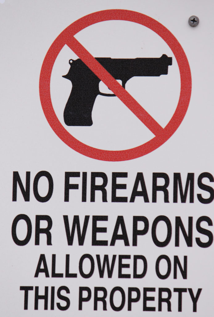CCW Lifestyle Series # 8 – What do “No Guns Allowed” Signs Mean to the  Legally Armed Citizen? | San Diego County Gun Owners