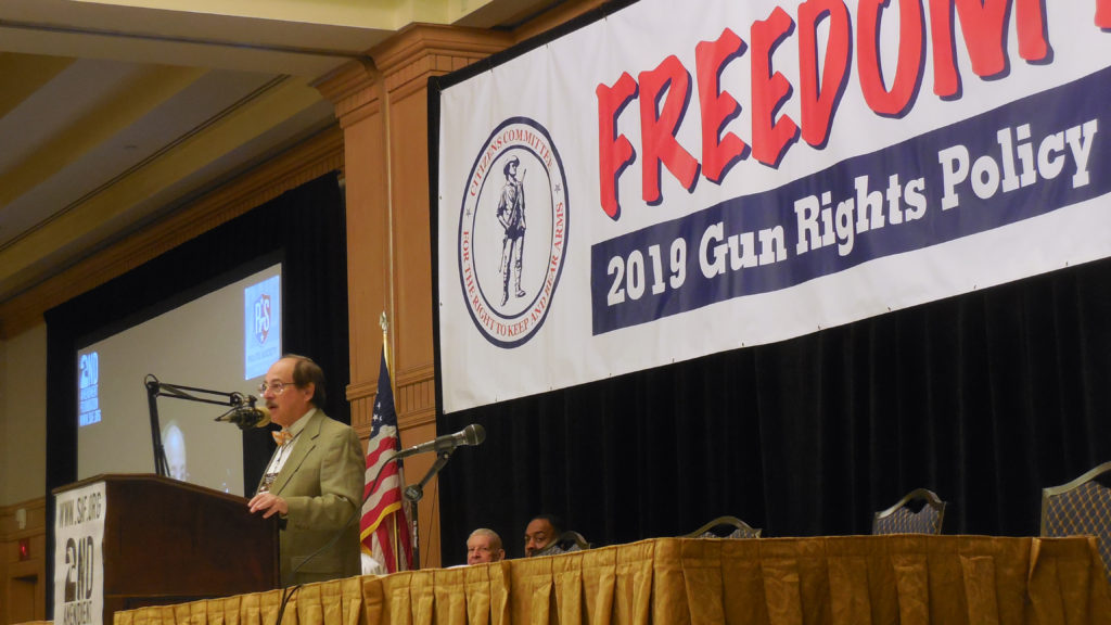 Alan M. Gottlieb, founder of Second Amendment Foundation addresses Gun Rights Policy Conference 2019 on the state of the 2nd Amendment fight.