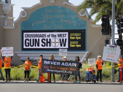 Del Mar Gun Show Protest