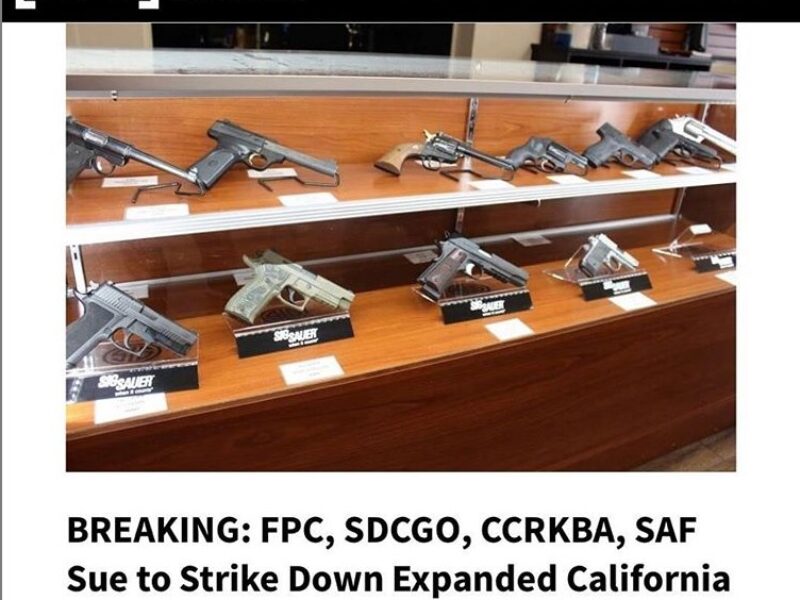 San Diego Gun Rights San Diego County Gun Owners (SDCGO)