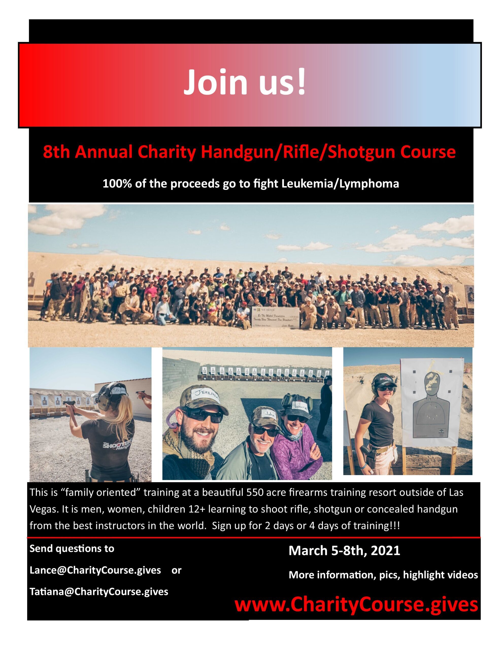8th annual charity flyer