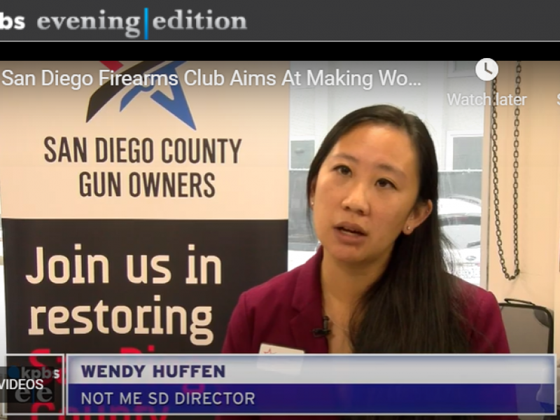 KPBS: San Diego Firearms Club Aims At Making Women Responsible Gun Owners