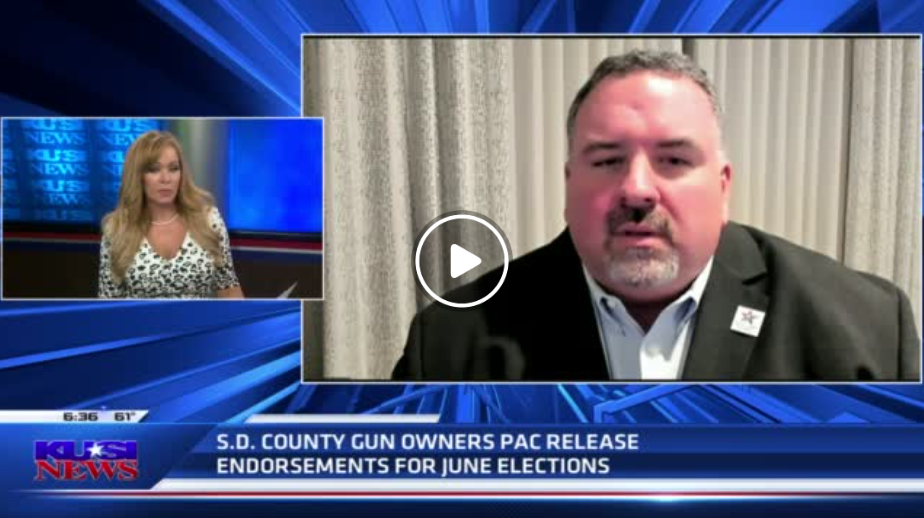 KUSI Michael Schwartz talks on the San Diego County Gun Owners