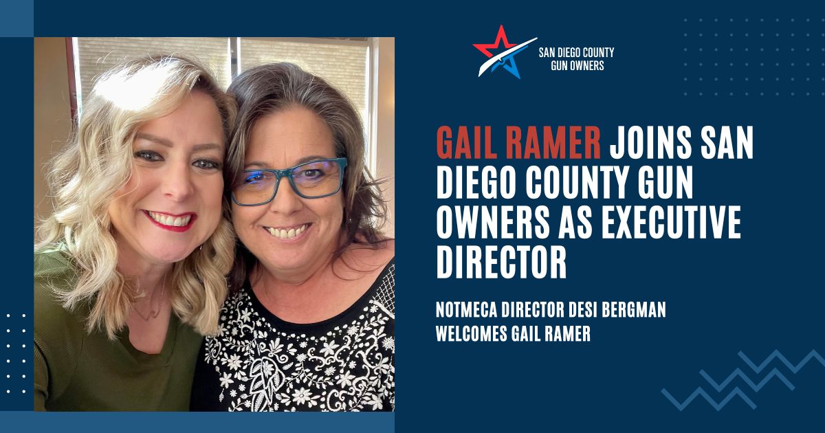 Gail Ramer Joins San Diego County Gun Owners as Executive Director San Diego County Gun Owners